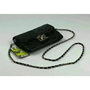 Badgley Mischka Womens Simple Phone Crossbody w/ Letter Lock In Front NWT $79